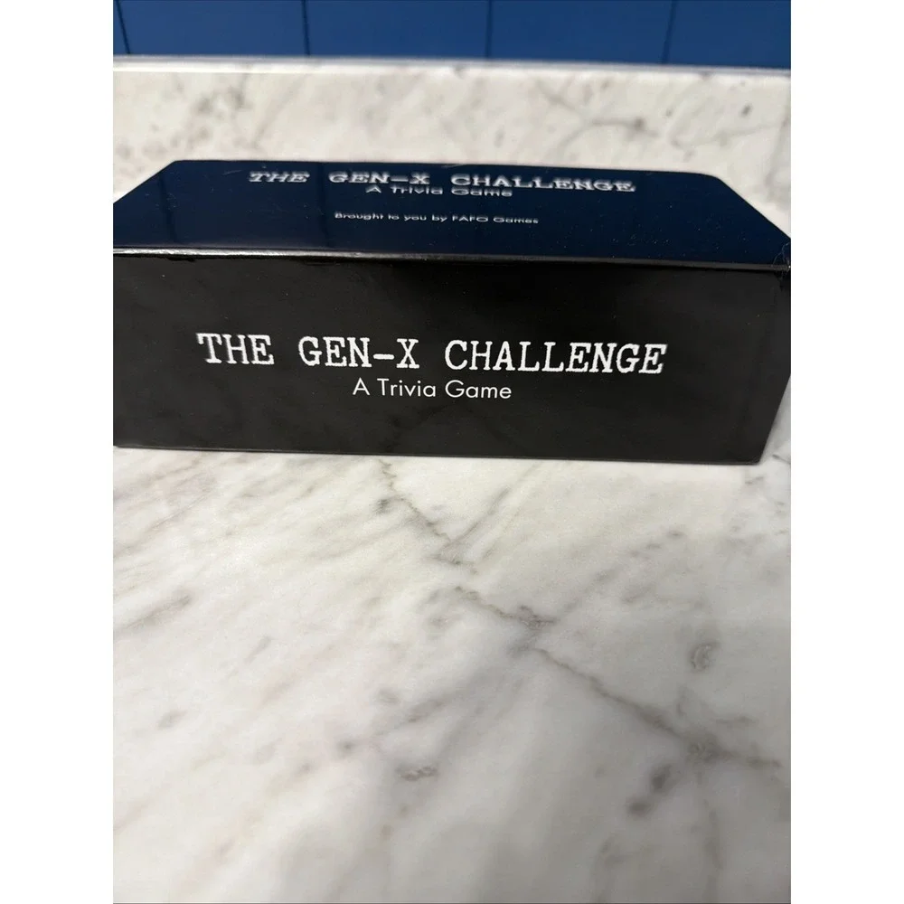 The Gen-X Challenge - 80s and 90s Trivia Card Game with 600 Trivia Cards - Po...